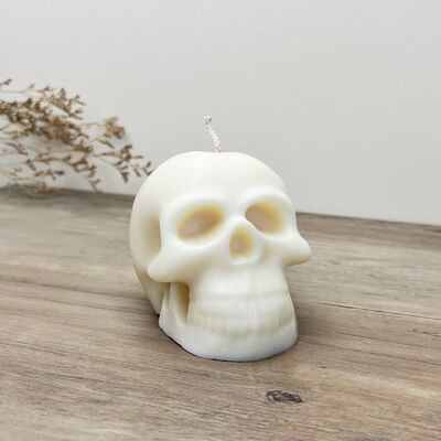 Vela Calavera Blanca - Velas Decorativas Halloween