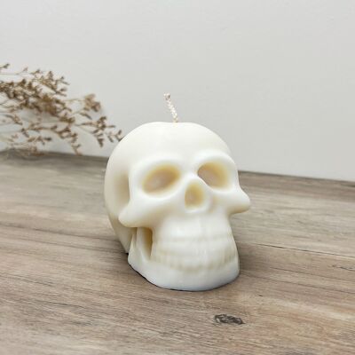 White Skull Candle - Halloween Decoration Candles