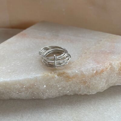 925 Silver weekly ring