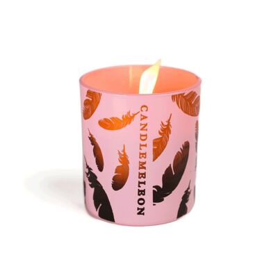 COPPER FEATHER - Colour Changing Soy Woodwick Scented Candle