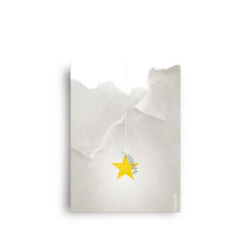 carte postale - décembre - 'lumière et paix' 1