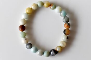 Multi Amazonite Bracelet, Crystal Bracelet (Success and Good Luck) 5