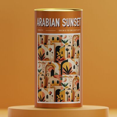 Arabisches Sonnenuntergang-Puzzle