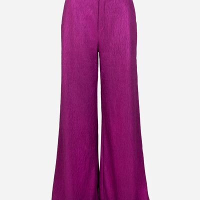 Pantalon fluide et élastique PONTA violine