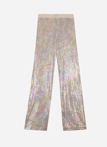 Pantalon sequins PAULITA blanc