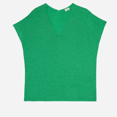 Pull ample en maille fine LANDREW green