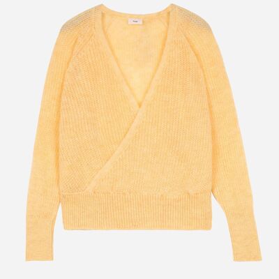 LAUDY chick knit wrap sweater