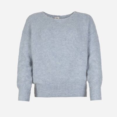 LEBOUM sky loose fit knitted sweater