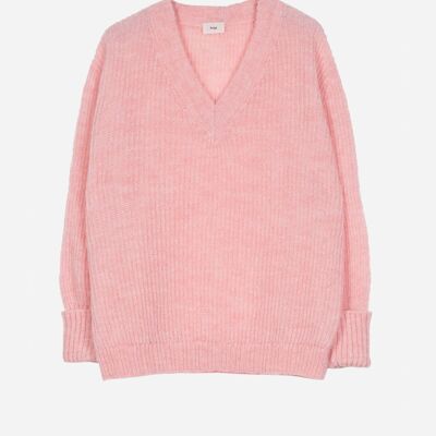 Pull en maille duveteuse LEROSY candy
