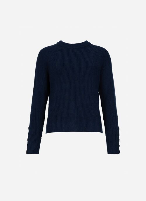 Pull en maille épaisse VELLA marine