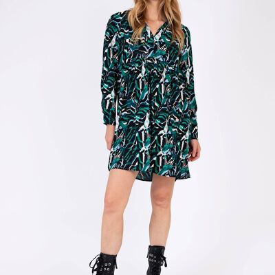 Camisa corta y vestido estampado OCOU misha foret