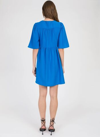 Robe courte et légère MANOLITO bleu 3