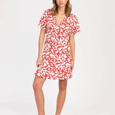 MIANY kerry terre printed and elegant short dress