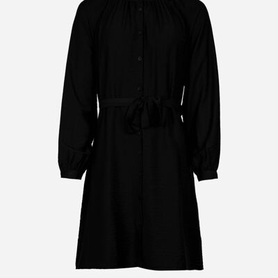 Kurzes, lockeres und schlichtes Kleid MISSELIA schwarz