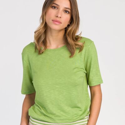 Short-sleeved T-shirt TINDRA avocado