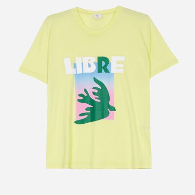 T-shirt tinta unita TEMONA al limone gratuita