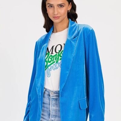 HOMERE blaue Cordjacke