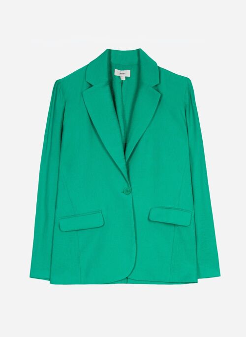 Veste tailleur unie ZYMA menthe