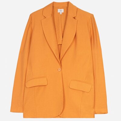 ZYMA saffron plain suit jacket