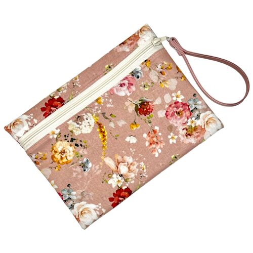 Pochette M, "Eglantine" rose