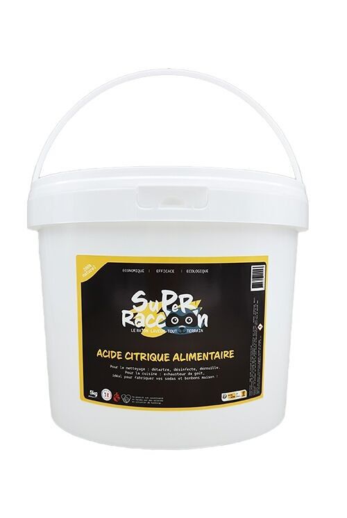Acide citrique ALIMENTAIRE - SEAU 5 Kg