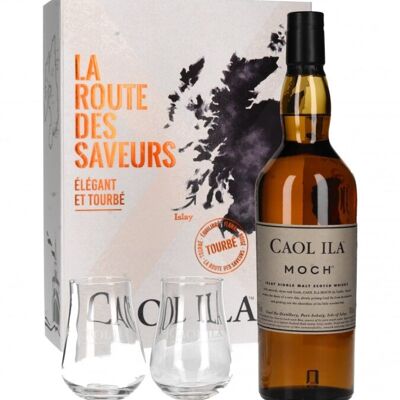Caol Ila Moch - Whisky escocés - Caja de 2 vasos Route des Saveurs