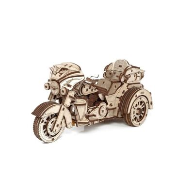 Triciclo de rompecabezas de madera 3D DIY Eco Wood Art, 2918, 22,6 × 11,1 × 11,1 cm