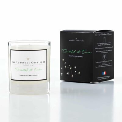 Oriental scented candle and incense