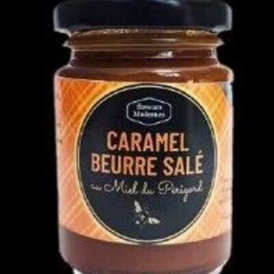 Caramello al burro salato con miele del Périgord