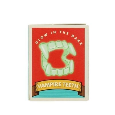 Glow in the dark vampire teeth