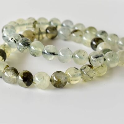 Phrenite Bracelet, Crystal Bracelet (Prosperity and Expansion)