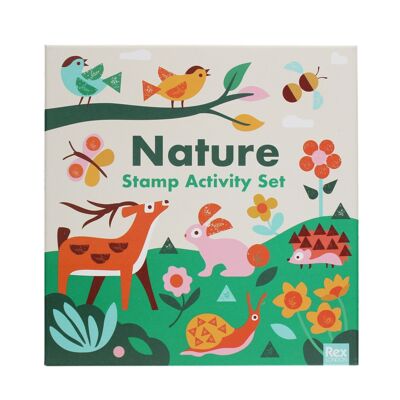 Set de actividades de sellos - Naturaleza