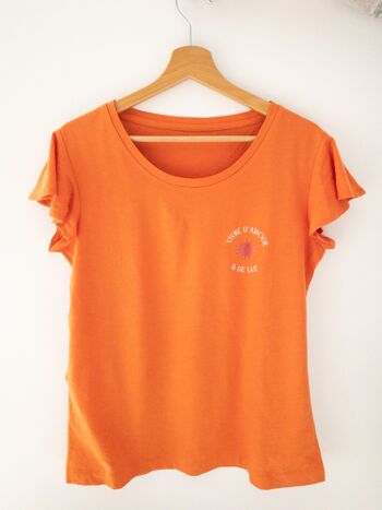 T shirt d'allaitement papaya m 3