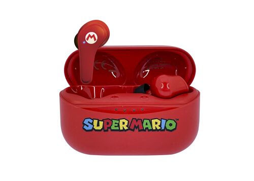 ECOUTEURS TWS Super Mario Rouge