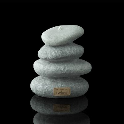Pebble Cairn Candle - Mineral Collection