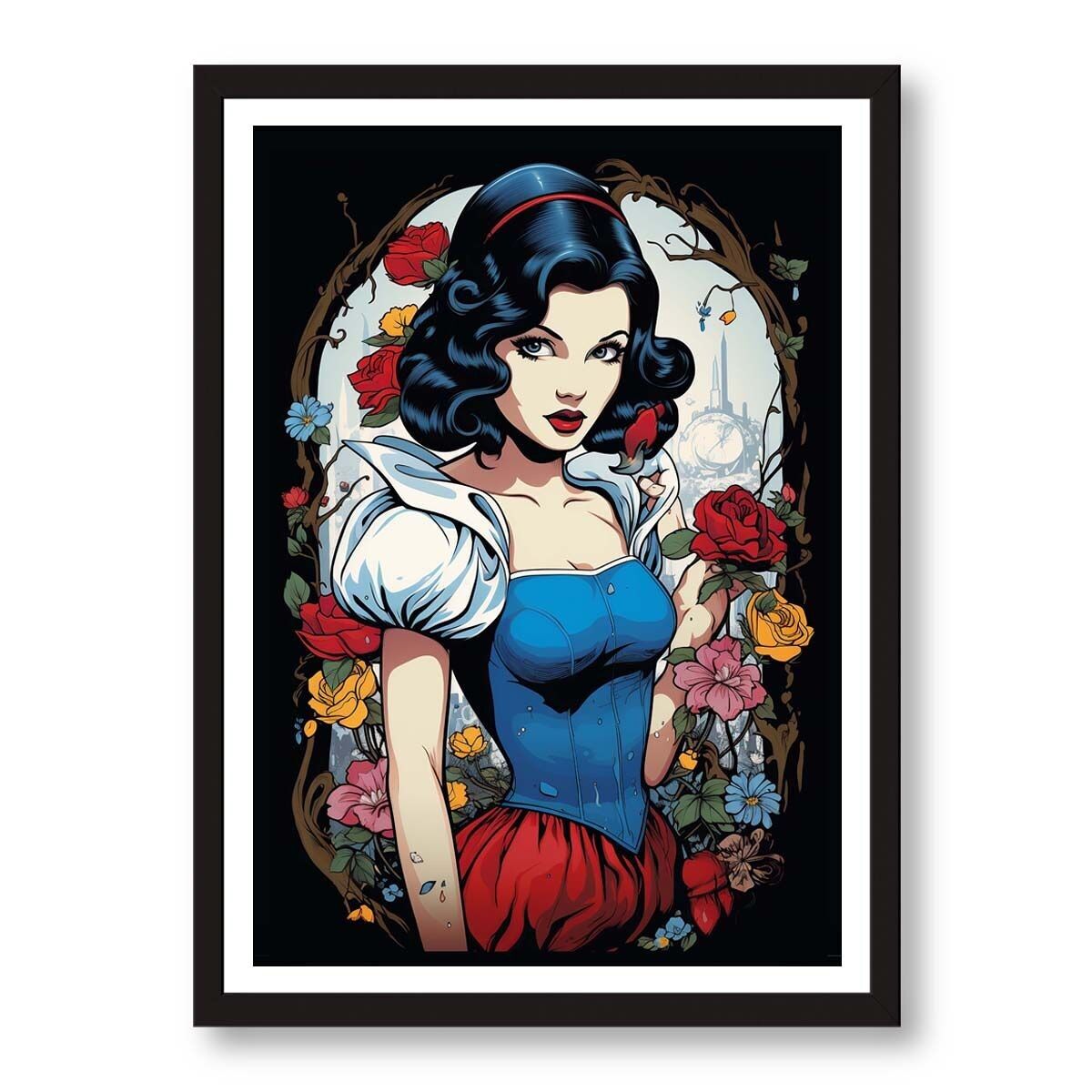 Locandina del tatuaggio sulla neve