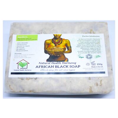 Barra de jabón negro africano 150g