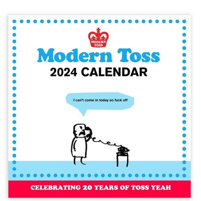 Moderner Toss-Kalender 2024