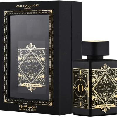 Badee Al Oud Eau de Parfum (Oud per la gloria) di Lattafa - 100 ml