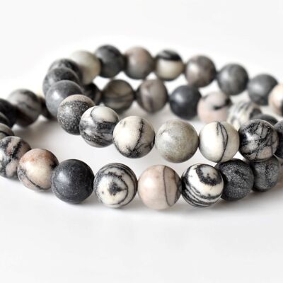 Picasso Jasper Bracelet, Crystal Bracelet (Transformation and Self-Discipline)