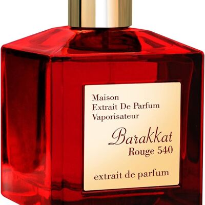 Extracto de perfume mundial Barakkat Rouge 540 Maison Fragrance - 100 ml
