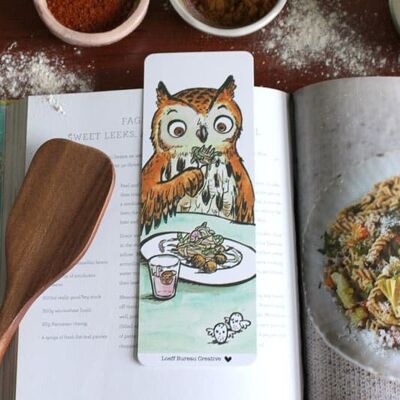 Bookmark Owl Two-sided