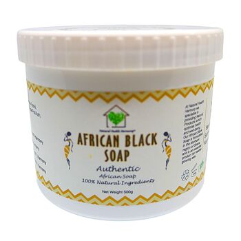 Savon Noir Africain Curcuma 500g