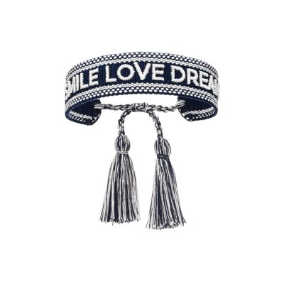 Bracelet déclaration Smile Love Dream