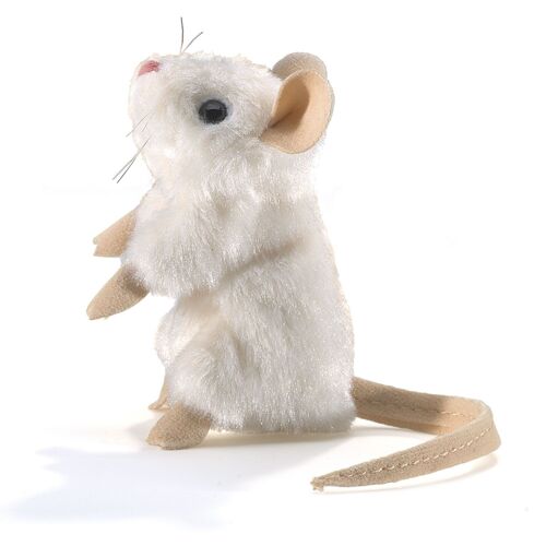 Mini white Mouse / Mini Maus, weiß (VE 4) 2776