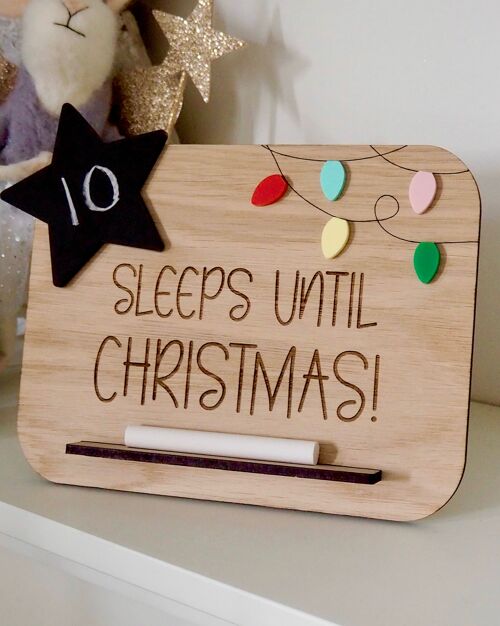 Christmas Countdown - Sleeps Until Christmas