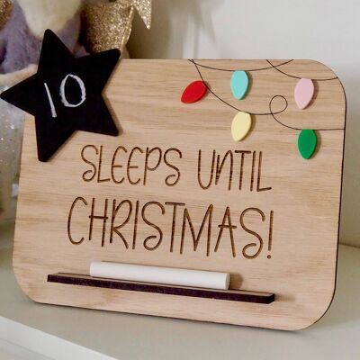 Christmas Countdown - Sleeps Until Christmas