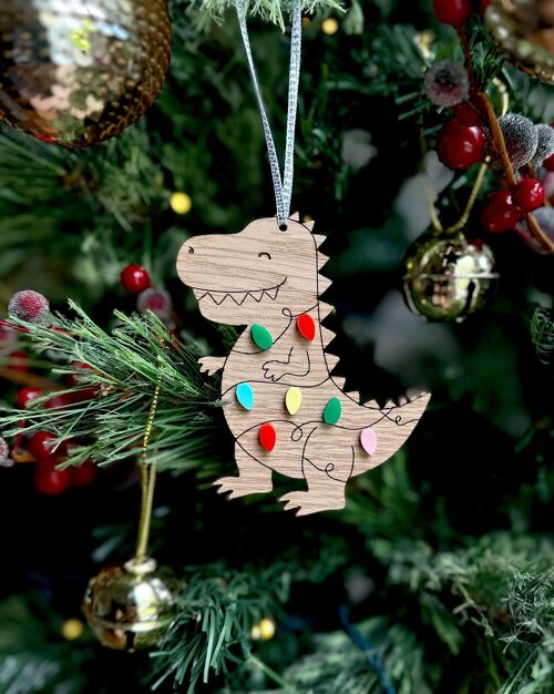 T-Rex Christmas Decoration