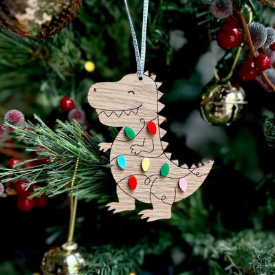T-Rex Christmas Decoration