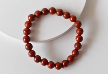 Red Jasper Bracelet, Crystal Bracelet (Manifestation and Inner Peace) 7